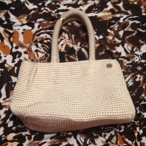 Vintage Cream Hand Bag from The Sac